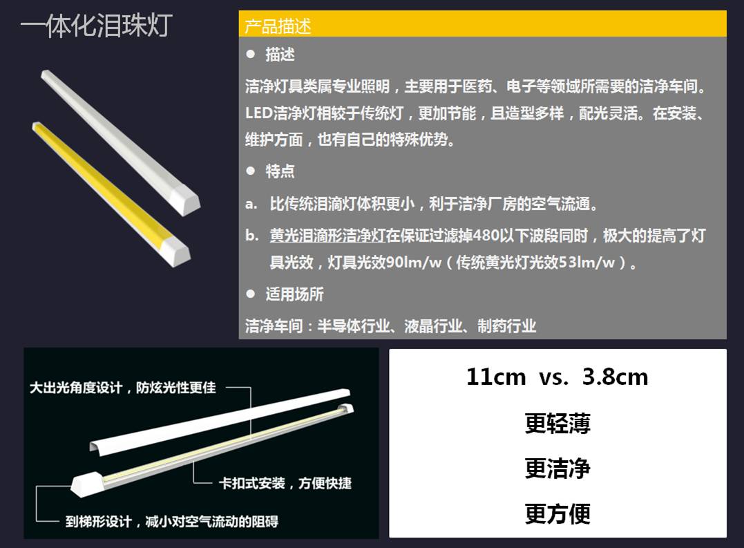 一体化泪珠灯